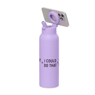 RINGO Pro Water Bottle with Magnetic Booster Ring - 24 Oz. - Lilac