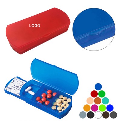 Pill Box With Bandage Dispenser