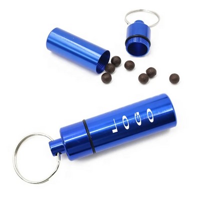 Aluminum Mini Metal Pill Case Holder