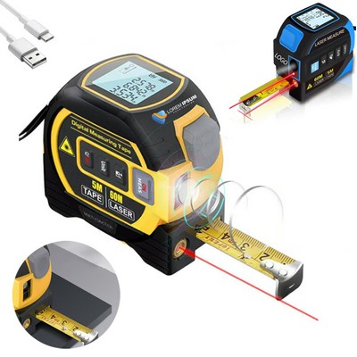 Rechargeable 3-in-1 Laser Measure Tape