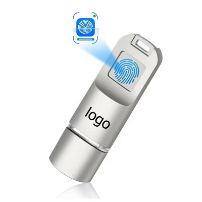 Fingerprint Encryption USB Flash Drive 128GB