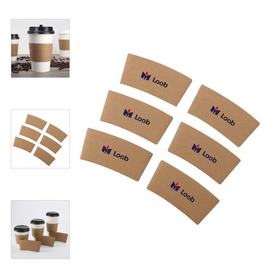 Coffee Cup Kraft Paper Sleeve
