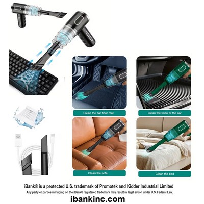 iBank ® Cordless Air Duster & Vacuum Cleaner with Rechargeable Battery