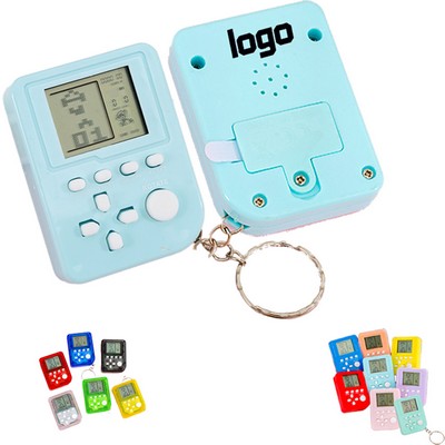 Mini Portable Game Console Keychain with 26 Games