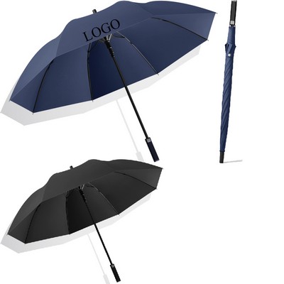 8 Ribs Long Handle Straight Large Umbrella
