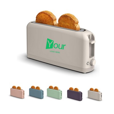 2-Slice Slim Kitchenware Toaster with Reheat Function