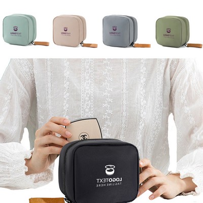 Zippered Makeup Bag