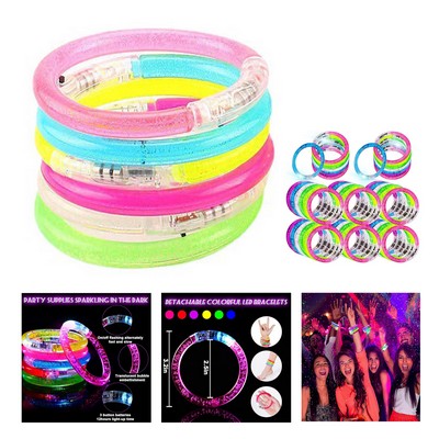 LED Light Up Bracelets Glow in The Dark Party Supplies