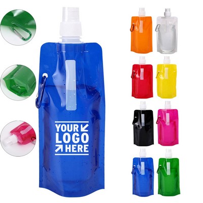 17oz Collapsible Portable Water Pouch