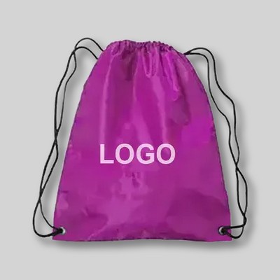 All Purpose Polyester Drawstring Backpack - WD