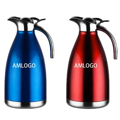 Dual-Layer Vacuum Sealed Stainless Steel Pitcher