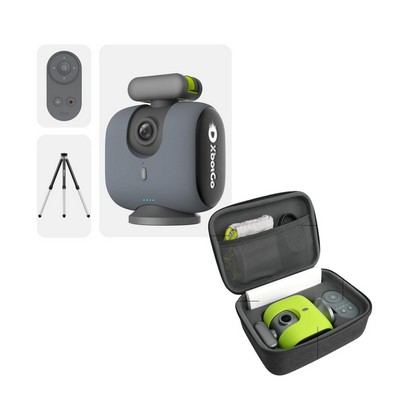 XbotGo AI Action Camera w/Case plus NT1 Tripod
