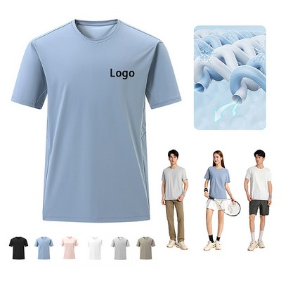 Summer Ice Silk Quick Dry UPF50 T Shirt