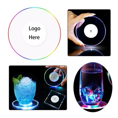 LED Light Up Coaster Cocktail Bar Acrylic Lamp