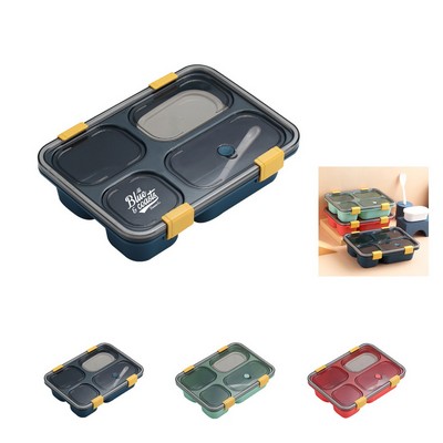 4 Compartment Bento Box with Lid