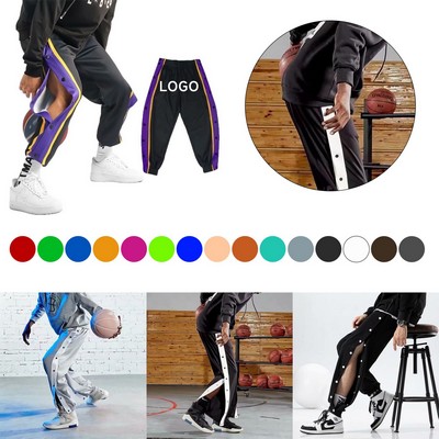 Tear Away Snap Button Sport Pant