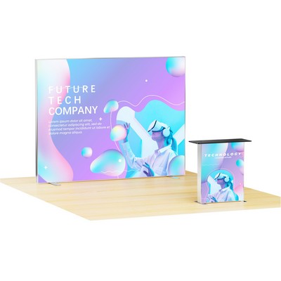 10' Backlit SEG (Silicone Edge Graphics) Trade Show Display Kit
