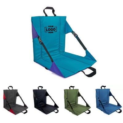 Portable Stadium Seat Cushion With Carry Strap