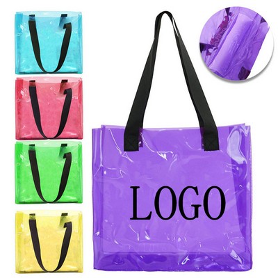 Crystalline PVC Prism Handbag