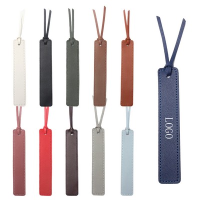 Long Strip Leather Bookmark
