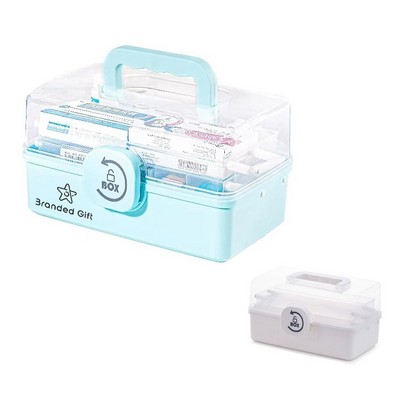 3 Layers Plastic First Aid Box