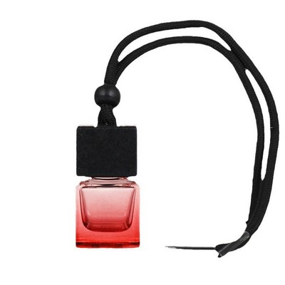 8Ml Square Glass Car Essential Oil Diffuser Empty Bottle