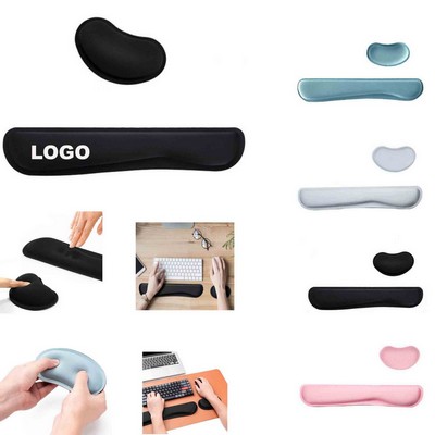 MOQ25 Soft Gel Wrist Support Pad For Keyboard