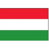 5'x8' Hungary U.N. Nylon Outdoor Flag - Style A