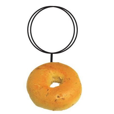 Bagel Executive Key Chain w/Mirrored Back (12 Square Inch)