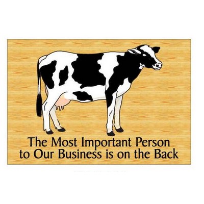 Cow Photo Hand Mirror (2"x3")