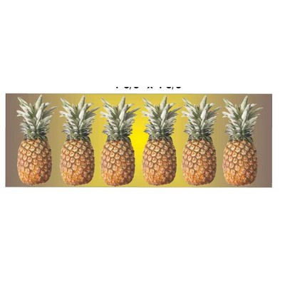 Pineapple Panoramic Badge w/ Bar Pin