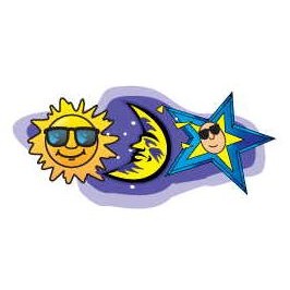 Sun And Moon Lapel Pin