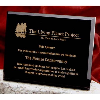 Laser Engraved Onyx Plaque (7"x9")