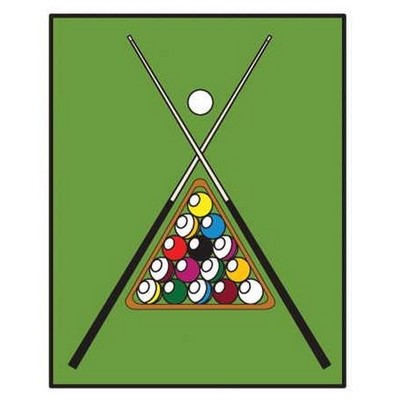 Pool Table Rack Magnet w/ Full Magnetic Back (2 Square Inch)