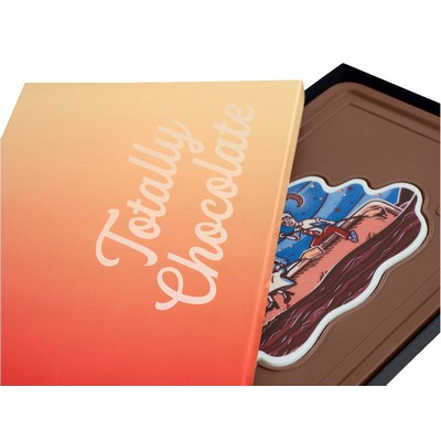 Giant 2lb. Engraved Combo Chocolate Bar with Classic Custom Packaging