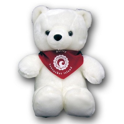 14" Classic White Teddy Bear