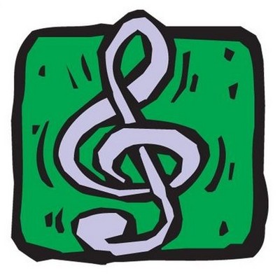 Treble Clef Maxi Magnet (12 Square Inch)