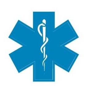 Caduceus Cross Executive Magnet w/ Full Magnetic Back (12 Square Inch)