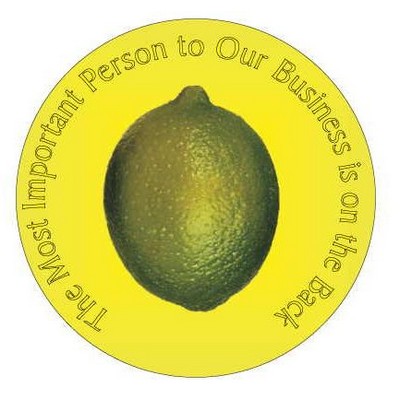 Lime Photo Hand Mirror (2½" Diameter)