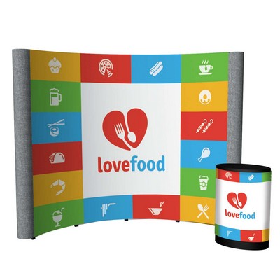 10' Echo Pop-Up Kit (Mural with Fabric Ends)