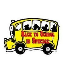 School Bus w/Slogan Lapel Pin