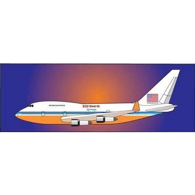 Jet Panoramic Metal Photo Magnet