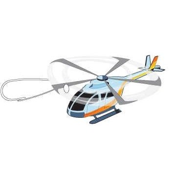 Helicopter Zipper Pull