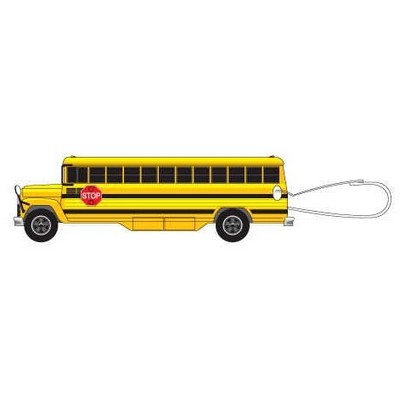 School Bus Zipper Pull