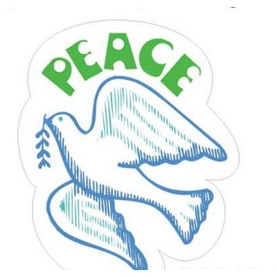 Peace Dove Maxi Magnet (8 Square Inch)