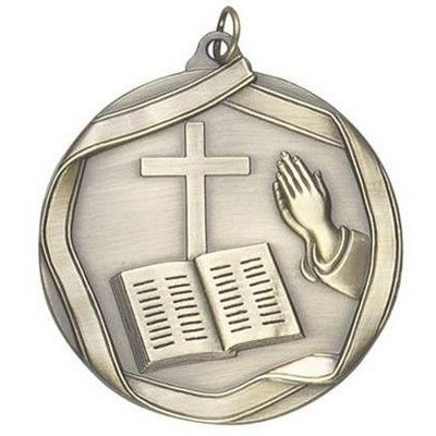 Medal "Church" - 2-1/4" dia. Die Cast