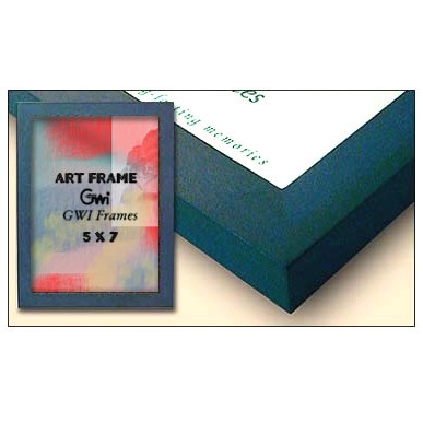 Blue Square Corner Picture Frame (8"x10")