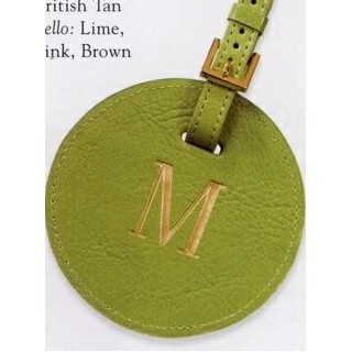 Leather Golf Bag Tag