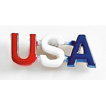 USA Patriotic Design Cast Lapel Pin (3/4")