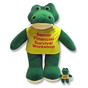 Custom JumboPlush Alligator w/ Imprinted Shirt